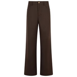 Sefr 'Jiro' Brown Wool Blend Pants Men